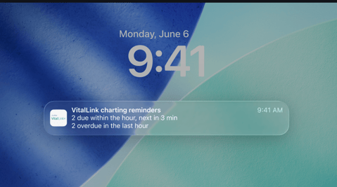 Push notification (lockscreen)