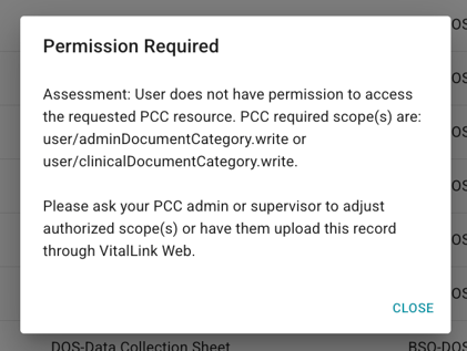 Upload Status_User Permission Required Exaplanation